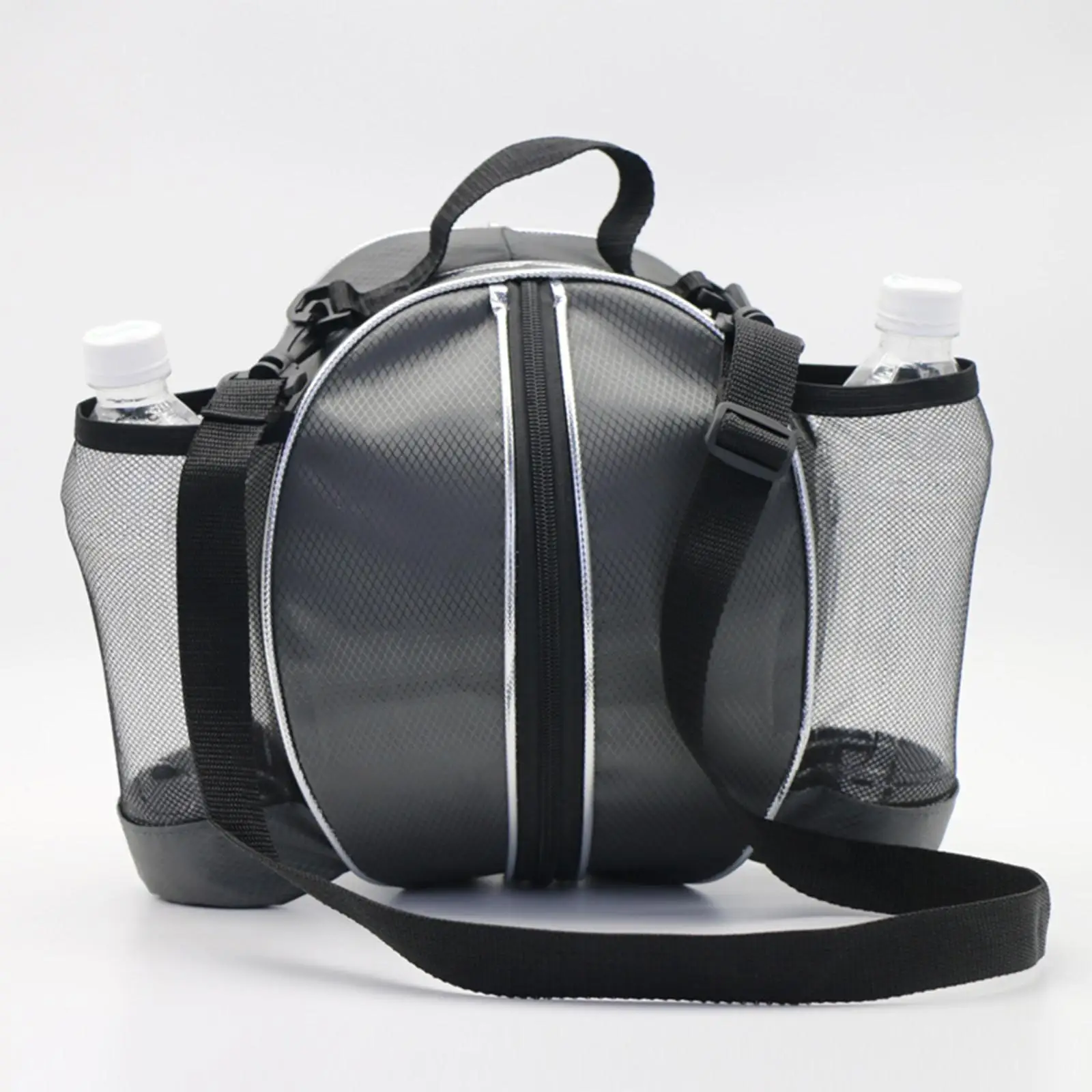 Basketball Bag Training Storage with Adjustable Shoulder Strap Mesh Pockets