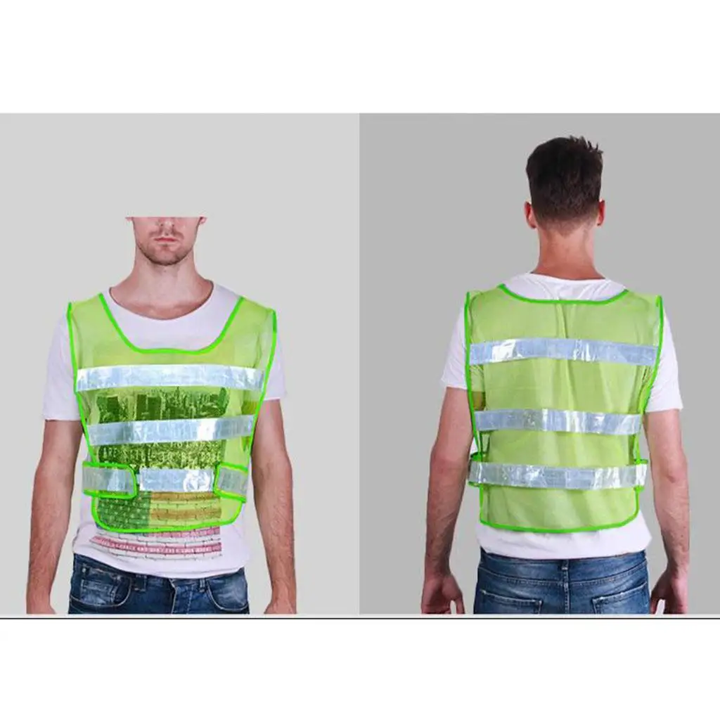 Mesh Safety Reflective Vest Perfect for Running, Jogging, Walking, Construction, Cycling, Motorcylcle Riding