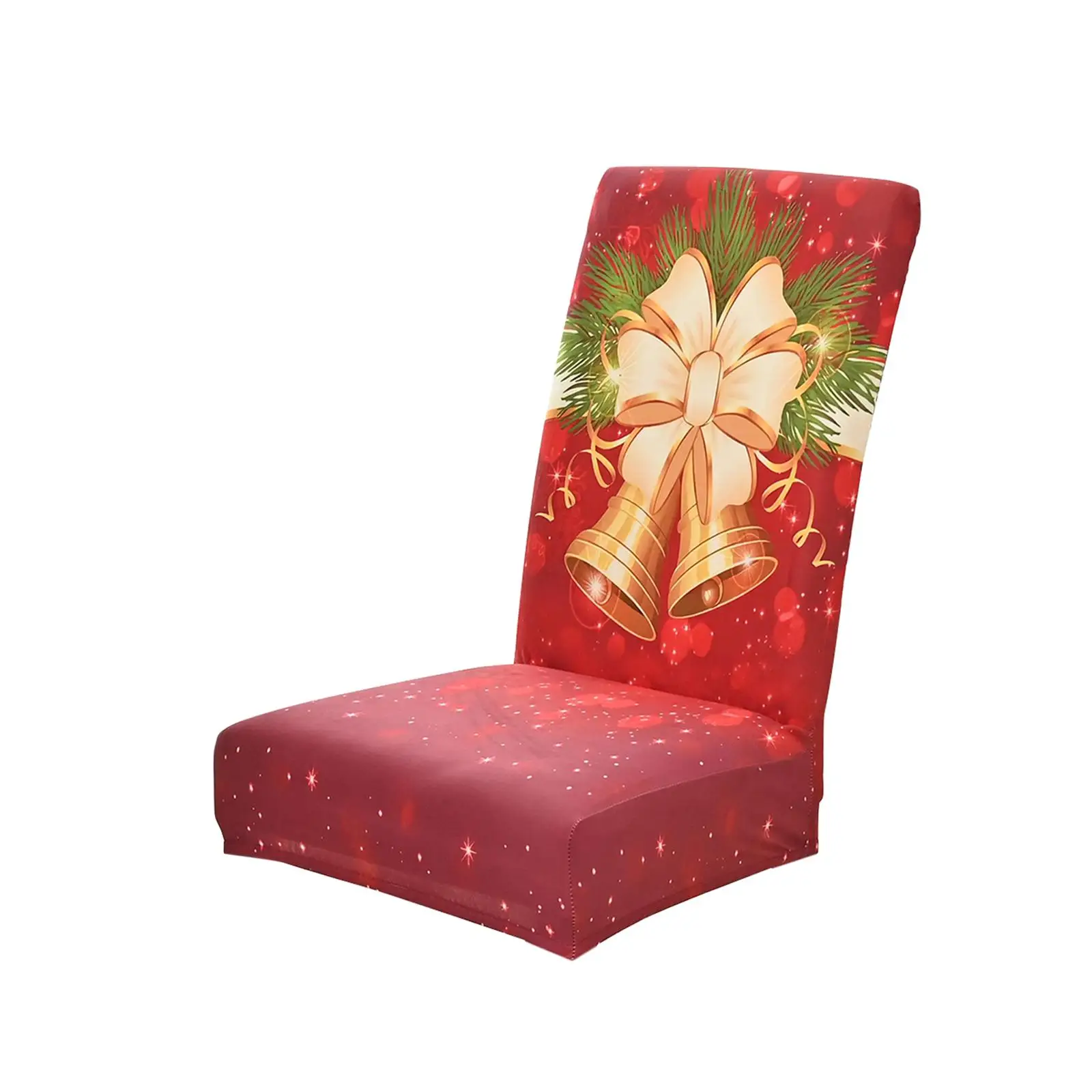 Christmas Chair Slipcover Removable Decor Homeware Stretch Christmas Chair Cover for Winter Xmas Holiday Restaurant Party Favor