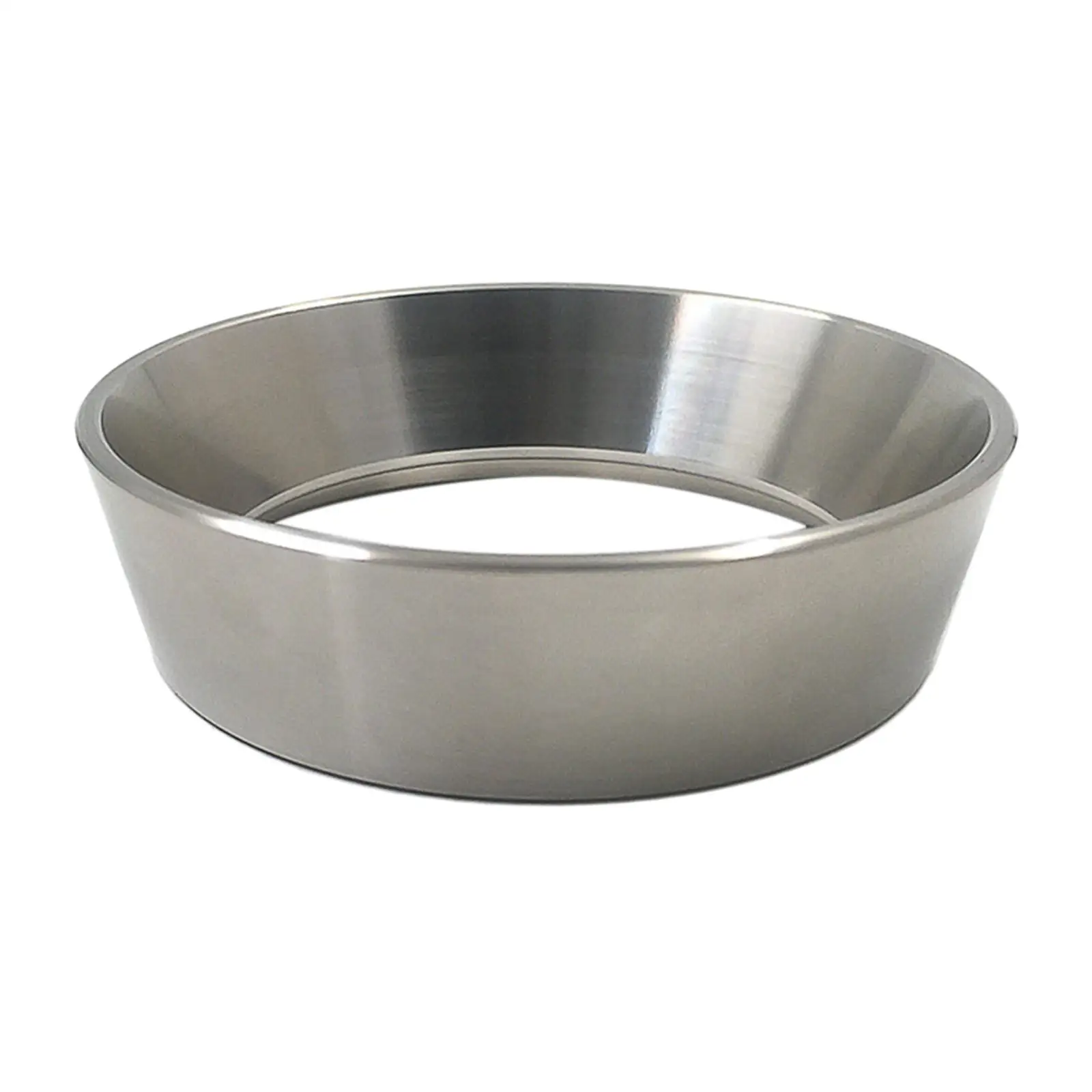 Coffee Dosing Ring Coffee Ware Heighten Silver Accessories Dosing Ring Funnel for Exhibition Hall Coffee shop Leisure Bar