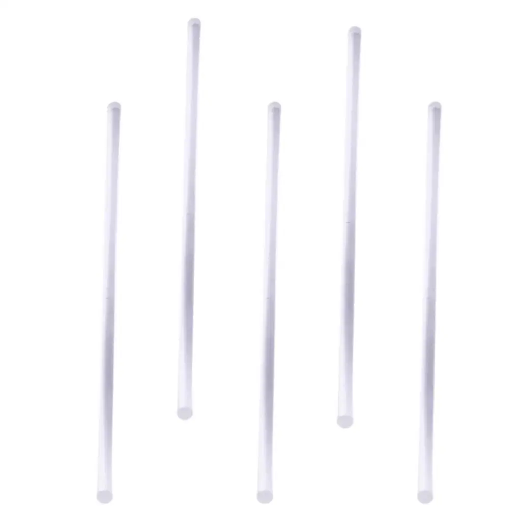 5pcs Long Clear Acrylic for  Lucite Rod for  Tables Scenes Building