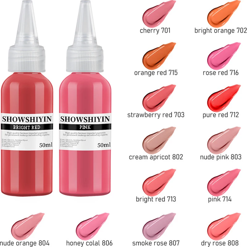 Best of 50ml Tattoo Ink Lip Tint Pigments For Micropigmentation Eyebrow PMU Permanent Makeup Machine Pigment Natural Plant Body Art Tool Reviews & Tips