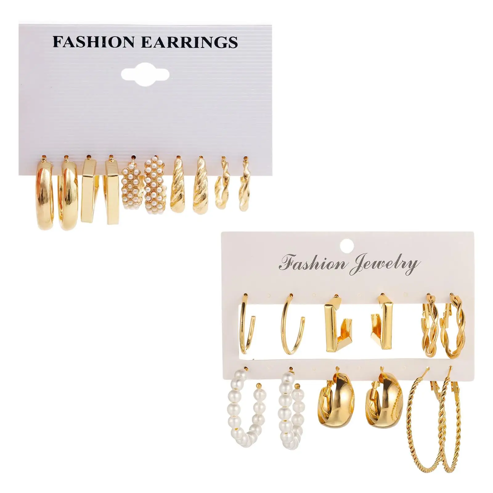 Girls Metal Earrings Set for Receptions, Work Daily wearing Accessory to Every Outfit Party Jewelry Stylish Different Styles