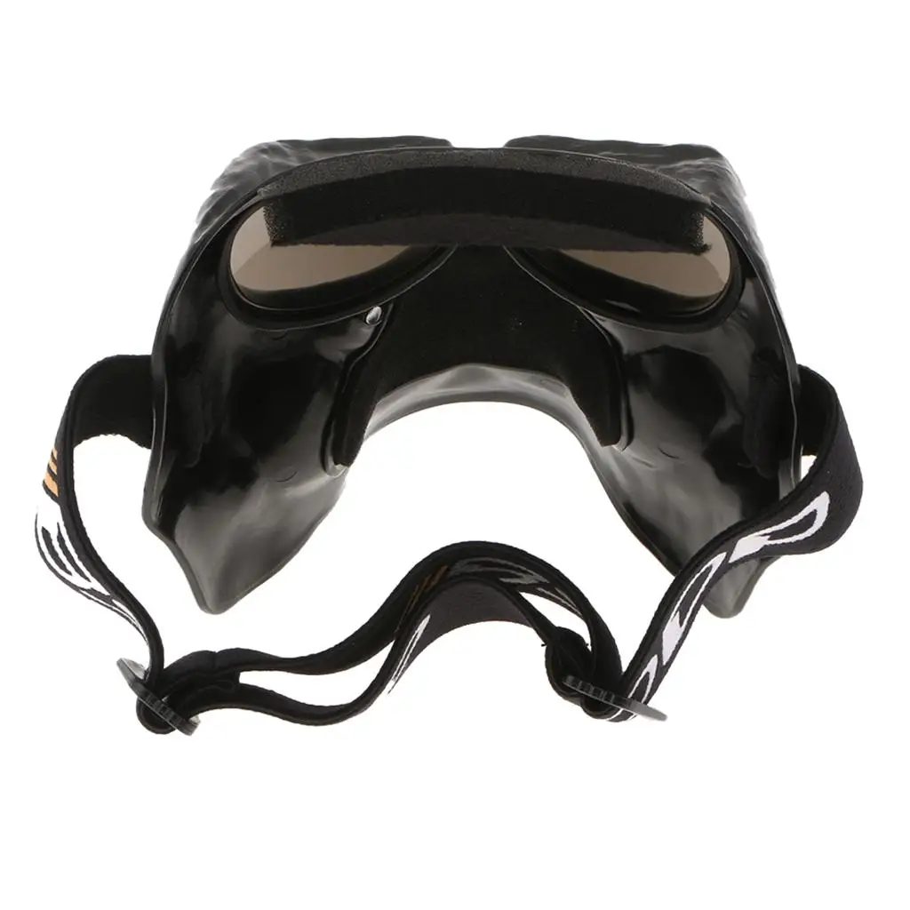 Motorcycle Goggles with Detachable Mask, Safety Goggles Mask Protection,Cool Helmet Glasse