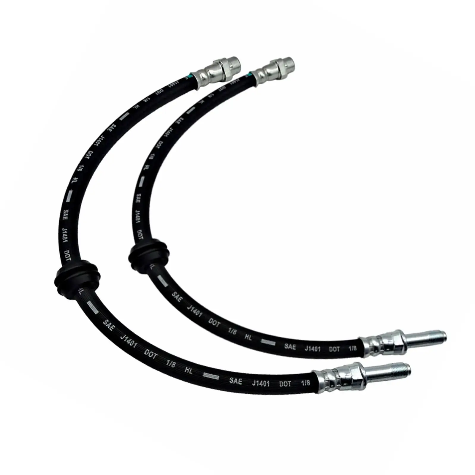 2Pcs Sturdy Brake Hose Line Wear Resistant Vehicle Braking Line Pipe for 3er