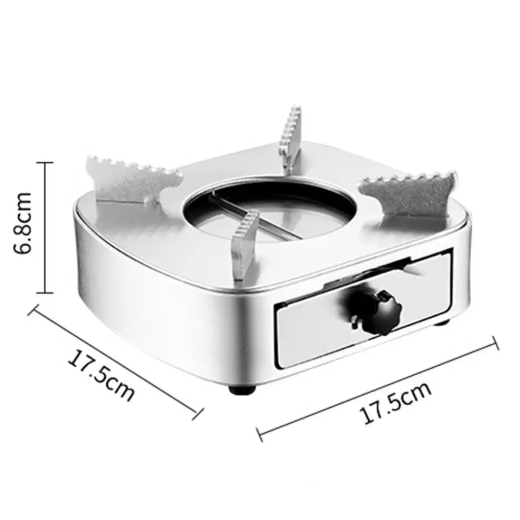 Mini Alcohol Stove Aluminum Alloy Windproof Furnace For Picnic Camping Backpackers Grills Burner Rug Bench Alcohol Camp Stove