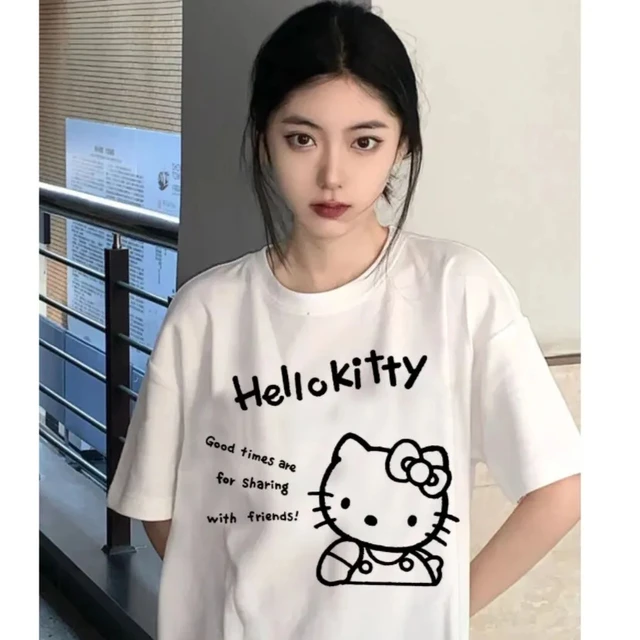 Kawaii Mulheres Topos Y2k Camiseta Doce Lolita Meninas Anime Rosa Harajuku  Camisetas Casuais Senhoras Nova Moda Coreana Roupas Femininas 2022 -  Camisetas - AliExpress