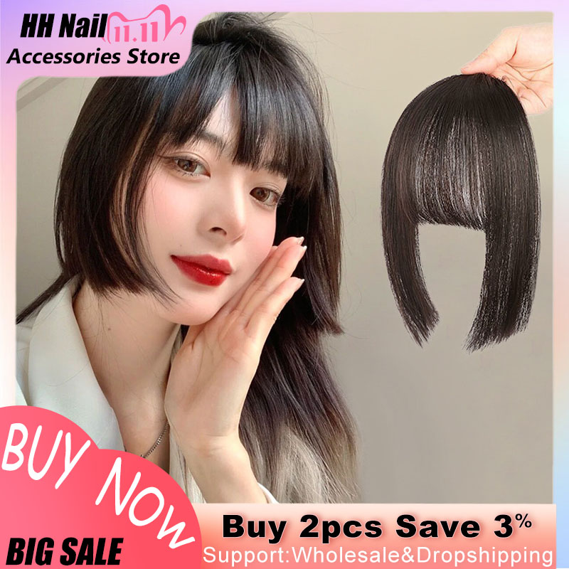 Best of False Bangs Hair Natural Black Brown Color Hair Extension Clips Fake Fringe False Hairpiece Women Fashion Hairdressing Tools Reviews & Tips