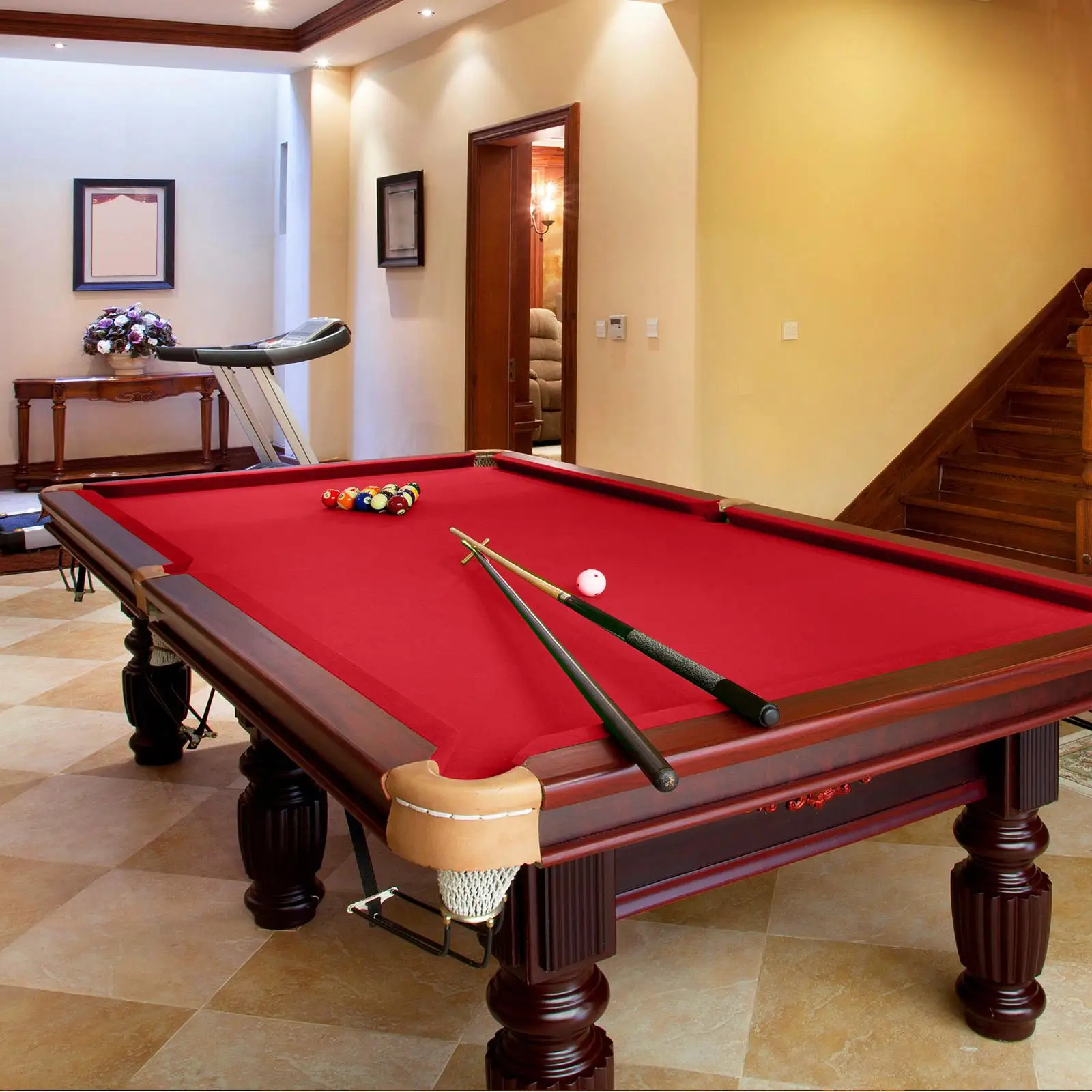 Billiard Pool Table Cloth 7ft/8ft/9ft Pool Table Cushion Set Billiard Cloth Pool Tablecloth