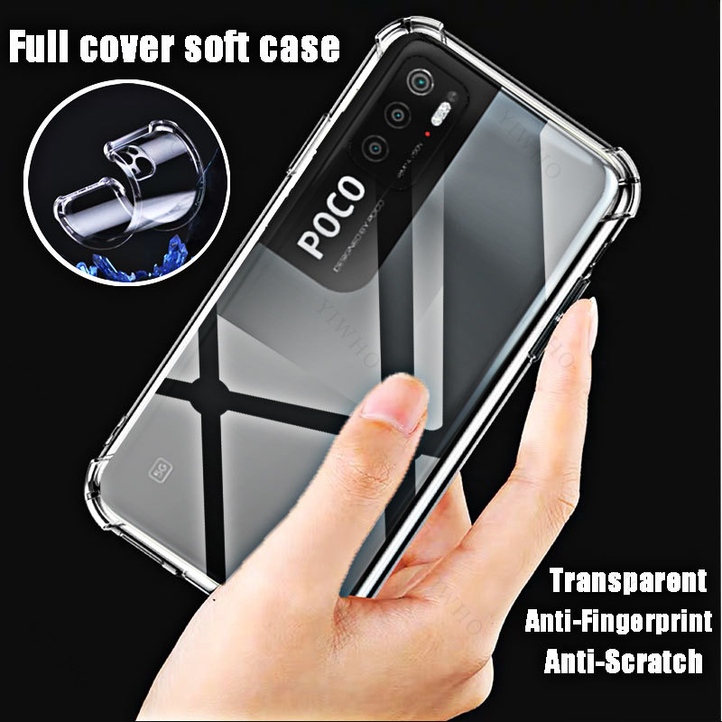 Für Xiaomi Poco M3 Pro 5G Telefon Soft Case HD Transparent für Xiaomi Poko M3Pro 5g 6,5 "M2103K19PG Stoßfest Anti-Scratch Abdeckungen – Detail 5