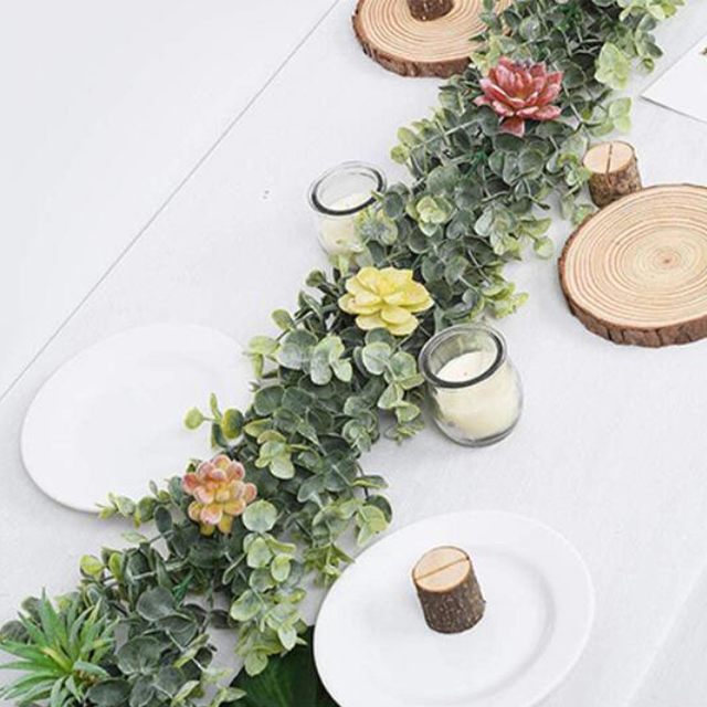 Jasmine Draping Garland 3 Pcs Faux Garland 6ft Artificial Greenery