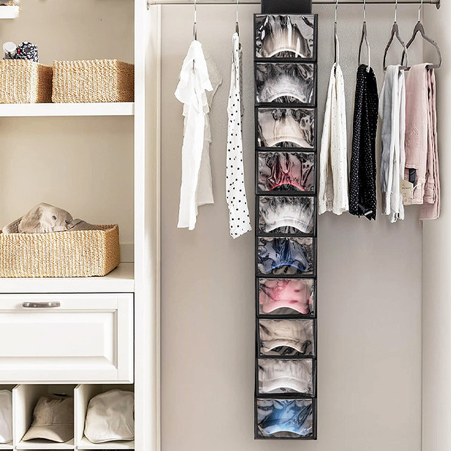 Sombrero Rack Closet Organizador Para Gorras Artículos para el Hogar 10  Estante Organizadores Colgantes Organizador Zapatero Organizador De Zapat