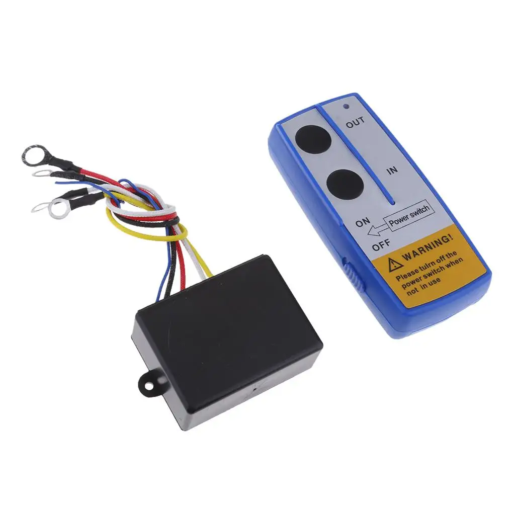 12V Winch Wireless Remote Control On/Off Switch for Truck Jeep ATV SUV