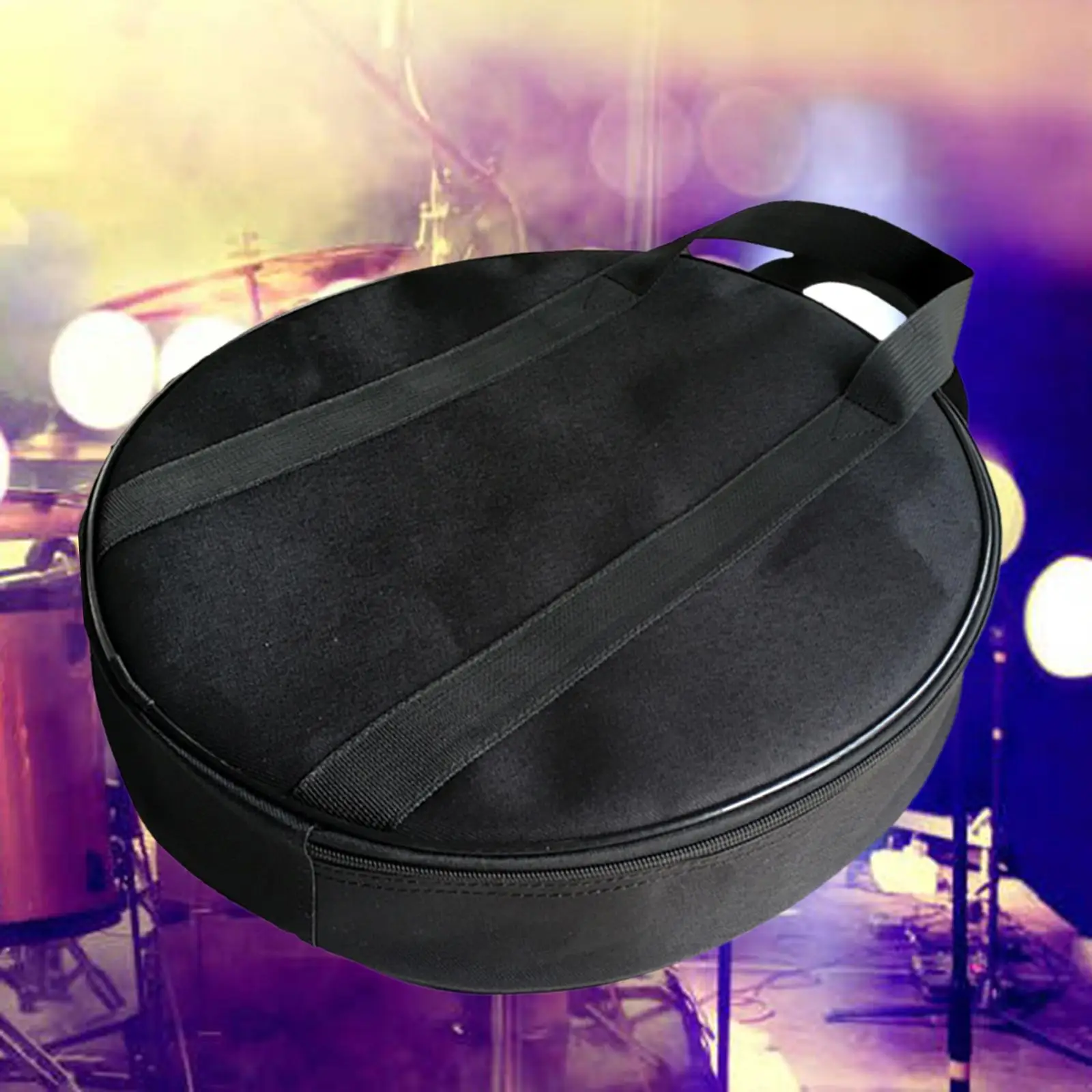 Durable Cymbal Resistant Dumb Drum Bag Dust Proof Black Oxford Cloth Shoulder