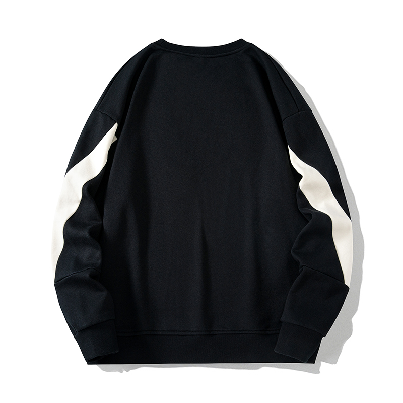 Men's Round Neck Sweatshirt Round Neck Long-Sleeved Embroidery Oversized 6XL, 7XL, 8XL Ugly Christmas Sweatshirts For Men