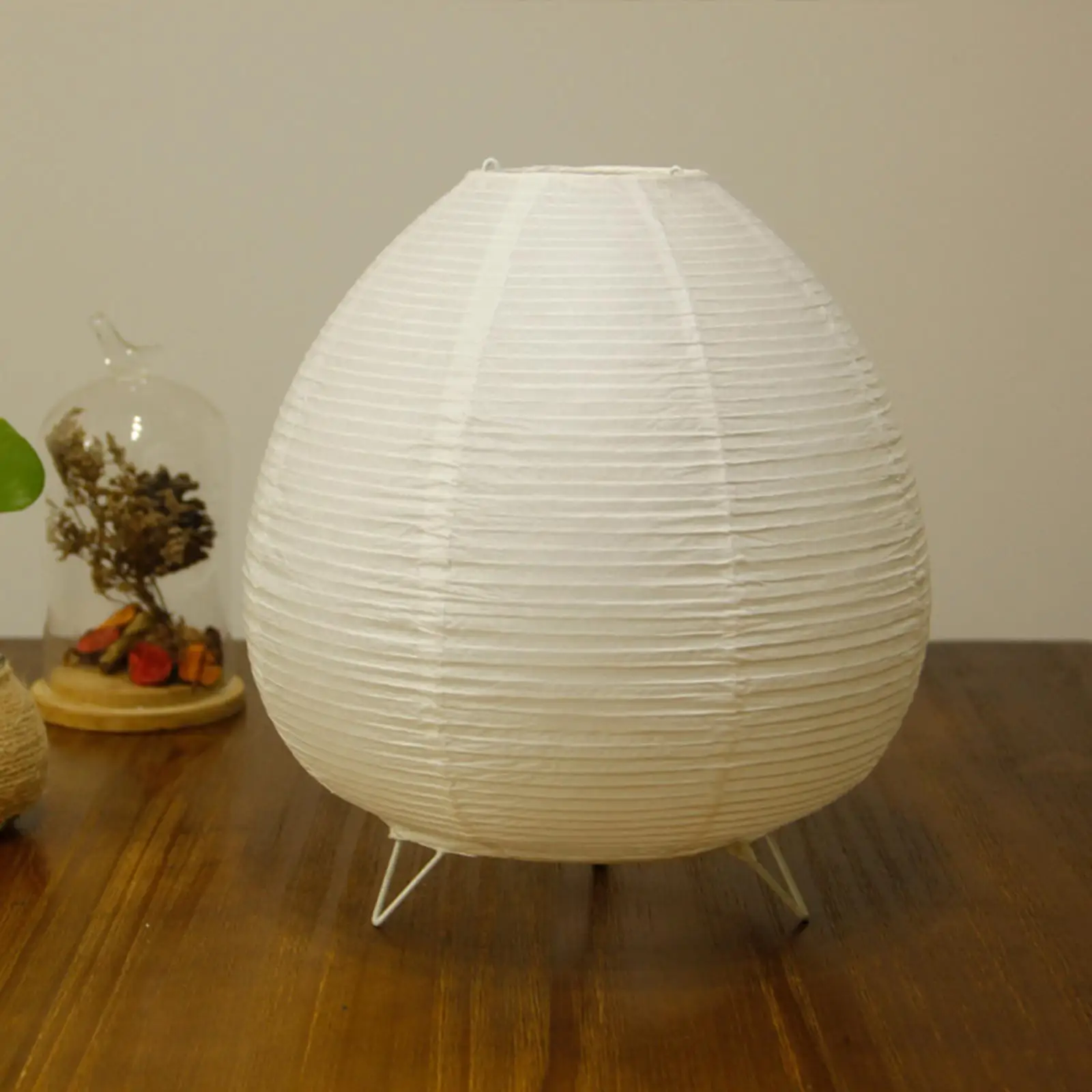 Bedside Paper Lantern Table Lamp Modern Simple for Dorm Bedroom Living Room