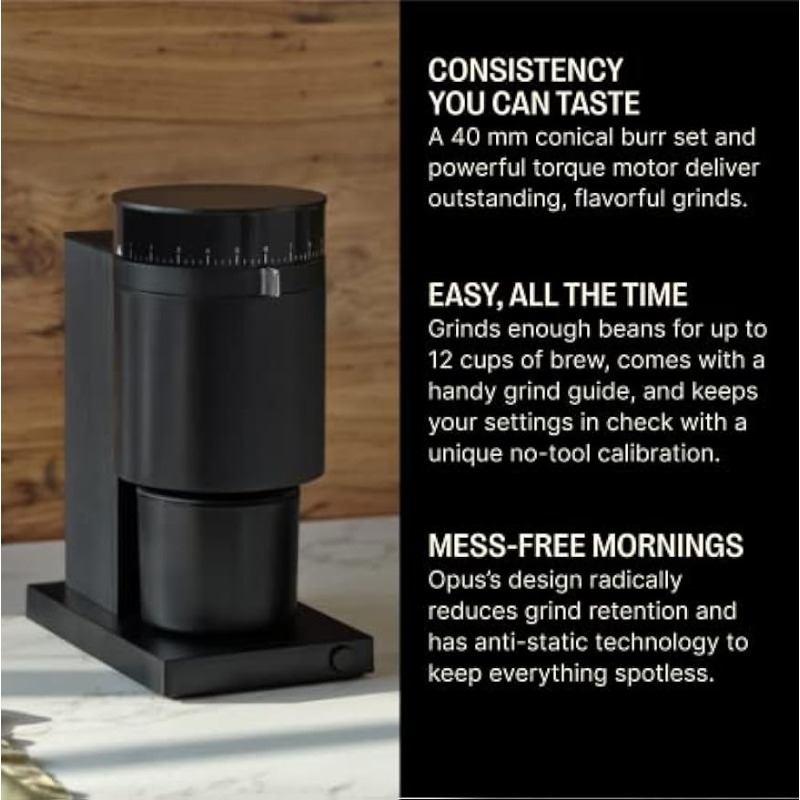 Title 1, Fellow Opus Conical Burr Coffee Grinder,All Pur...