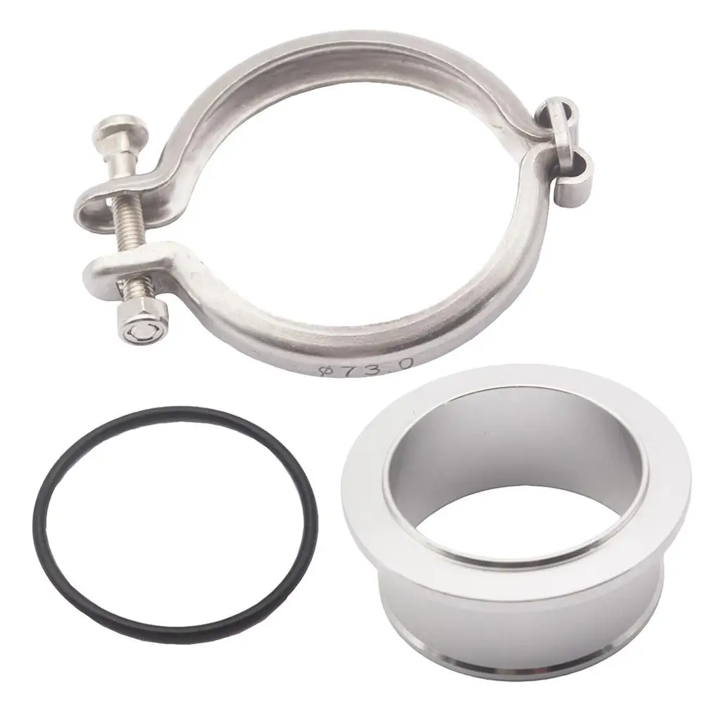 Replacement Turbo Compressor V-band Flange Clamp Set Kit For  HX35 HX35W HX40W For BW Also for  5.9L