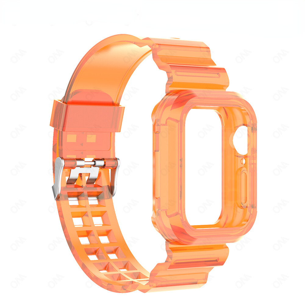 Correa de silicona para reloj inteligente Xiaomi Amazfit t-rex 2, Correa  transparente de TPU, accesorios deportivos