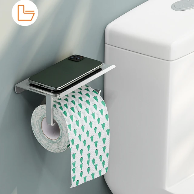Bathroom Accessories Toilet Paper Holder  Aluminum Toilet Paper Roll Holder  - Free - Aliexpress