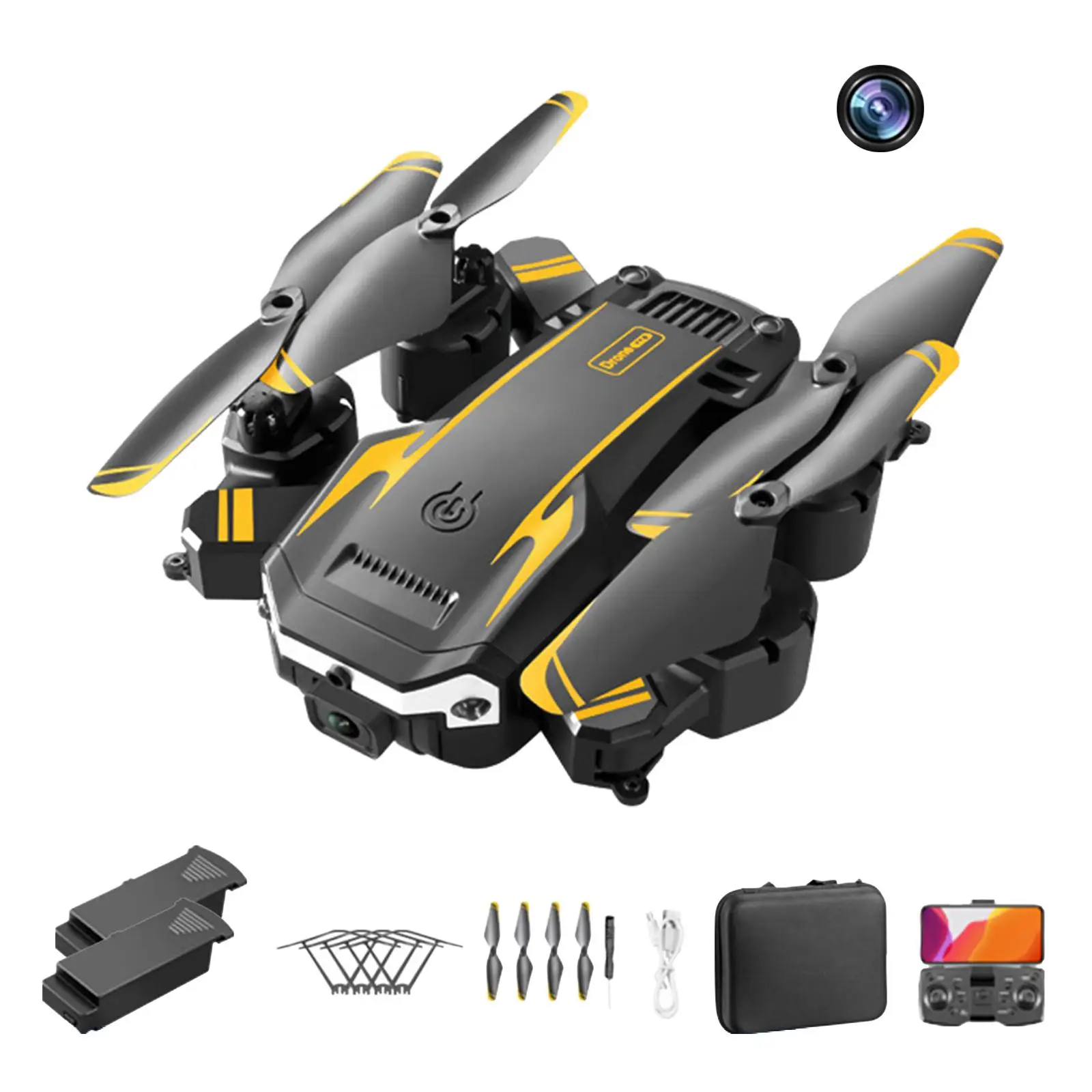 Foldable Arms RC Drone Quadcopter 8K Cameras Obstacle Avoidance for Beginner Teens Adults Boys Girls Remote Control Helicopter
