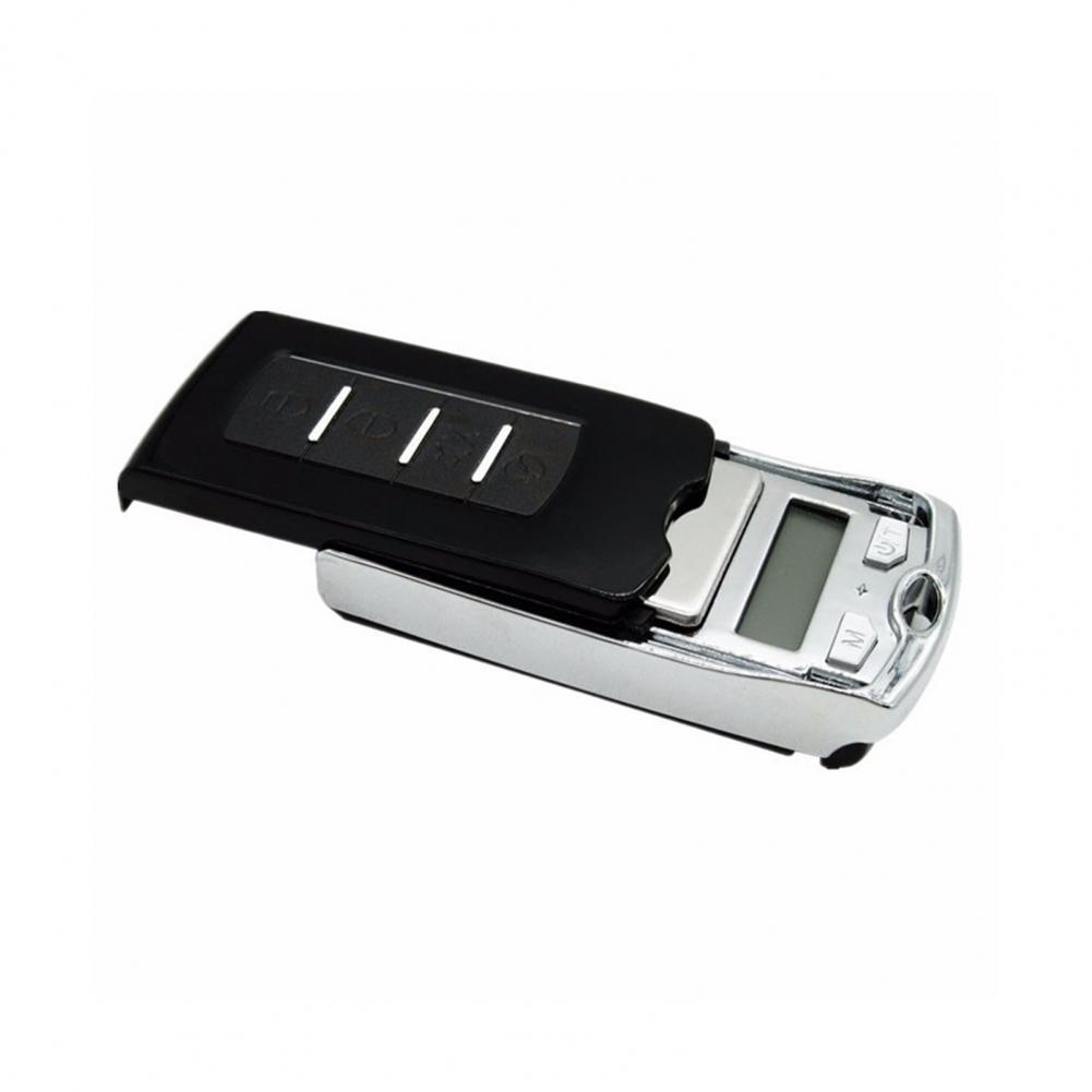 Electronic Scale Lightweight Car Key Shape Metal Accurate Digital Pocket Scale for Food