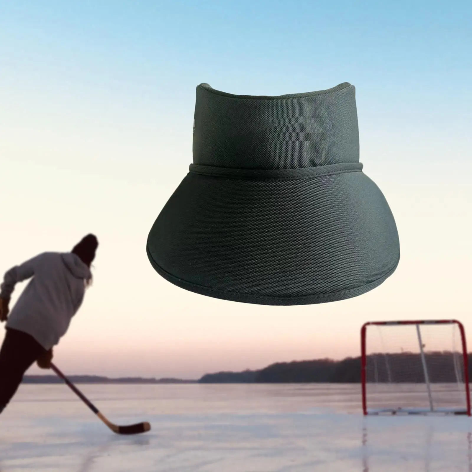 Hockey Goalie Neck Guard Unisex Teens Adults Comfortable to Wear Soft Padded Helmet Durable Goalie Universal Neck Protector
