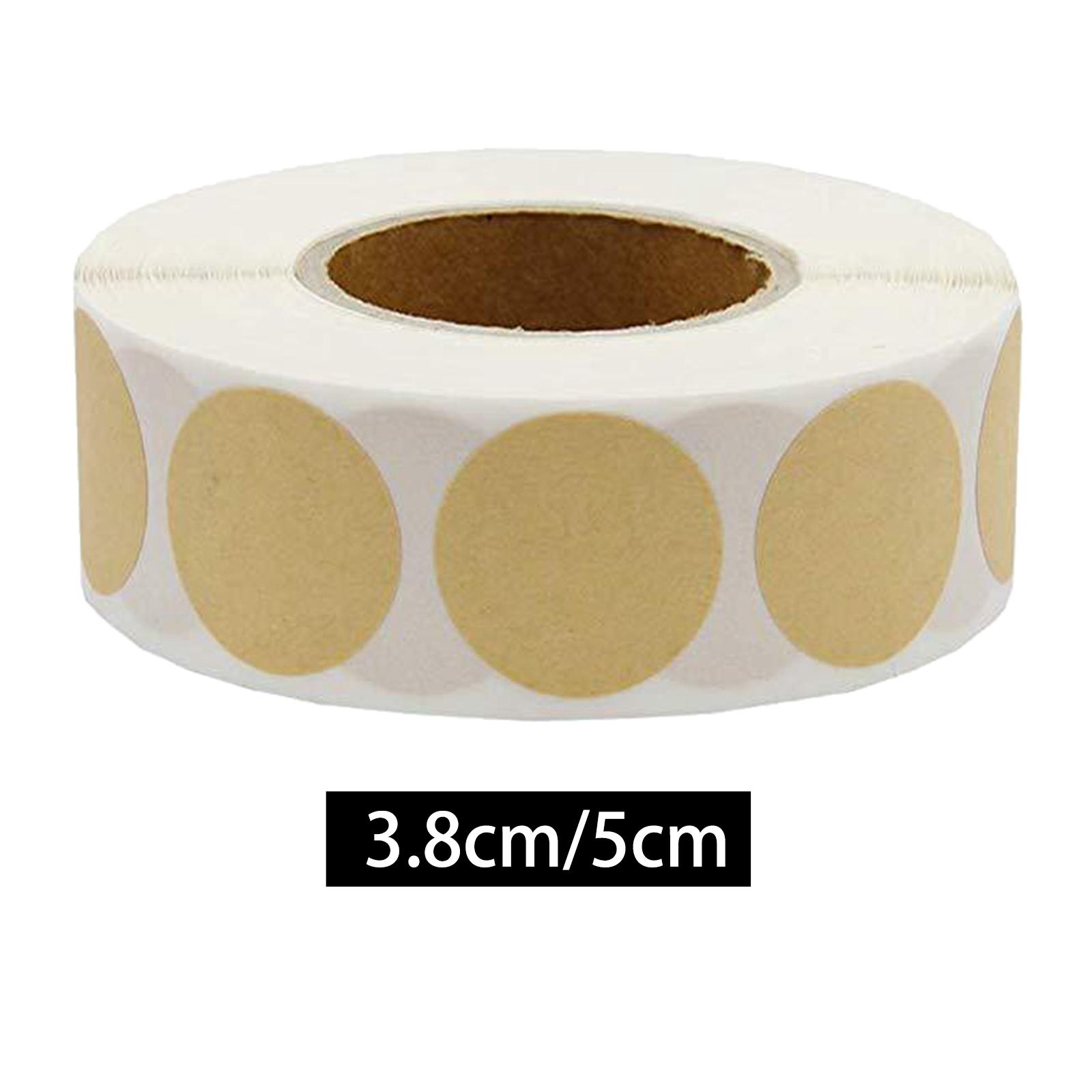 Circle Stickers Labels Tags Adhesive Embellishments Promotional Games Handmade Manual Tape Seals for Wedding Gift Wrapping Decor