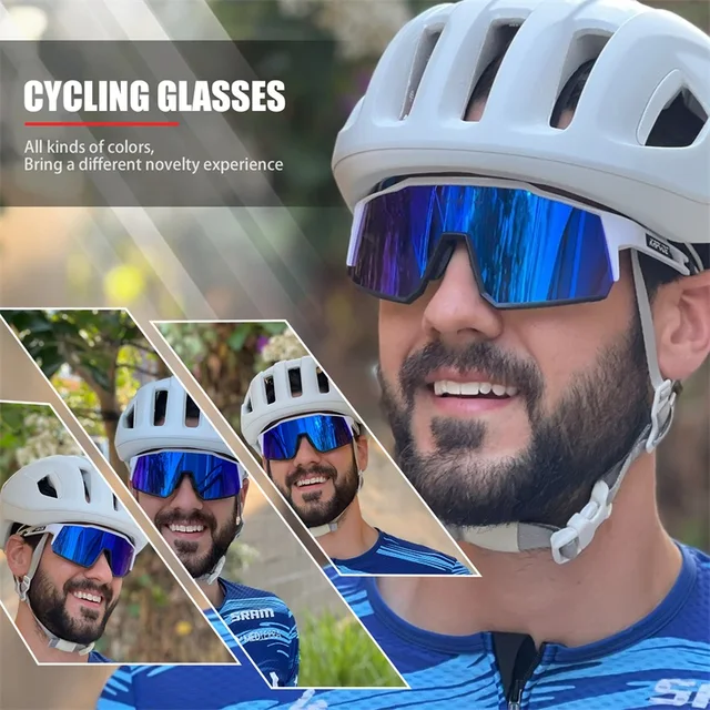 Kapove Cycling Glasses UV400 MTB Cycling Glasses Unisex Cycling Running  Fishing Sports Sunglasses Polarized Cycling Sunglasses
