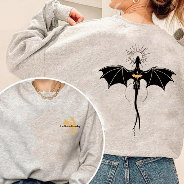 Two-sided Violet's Dragon Mark Sweater Fourth Wing