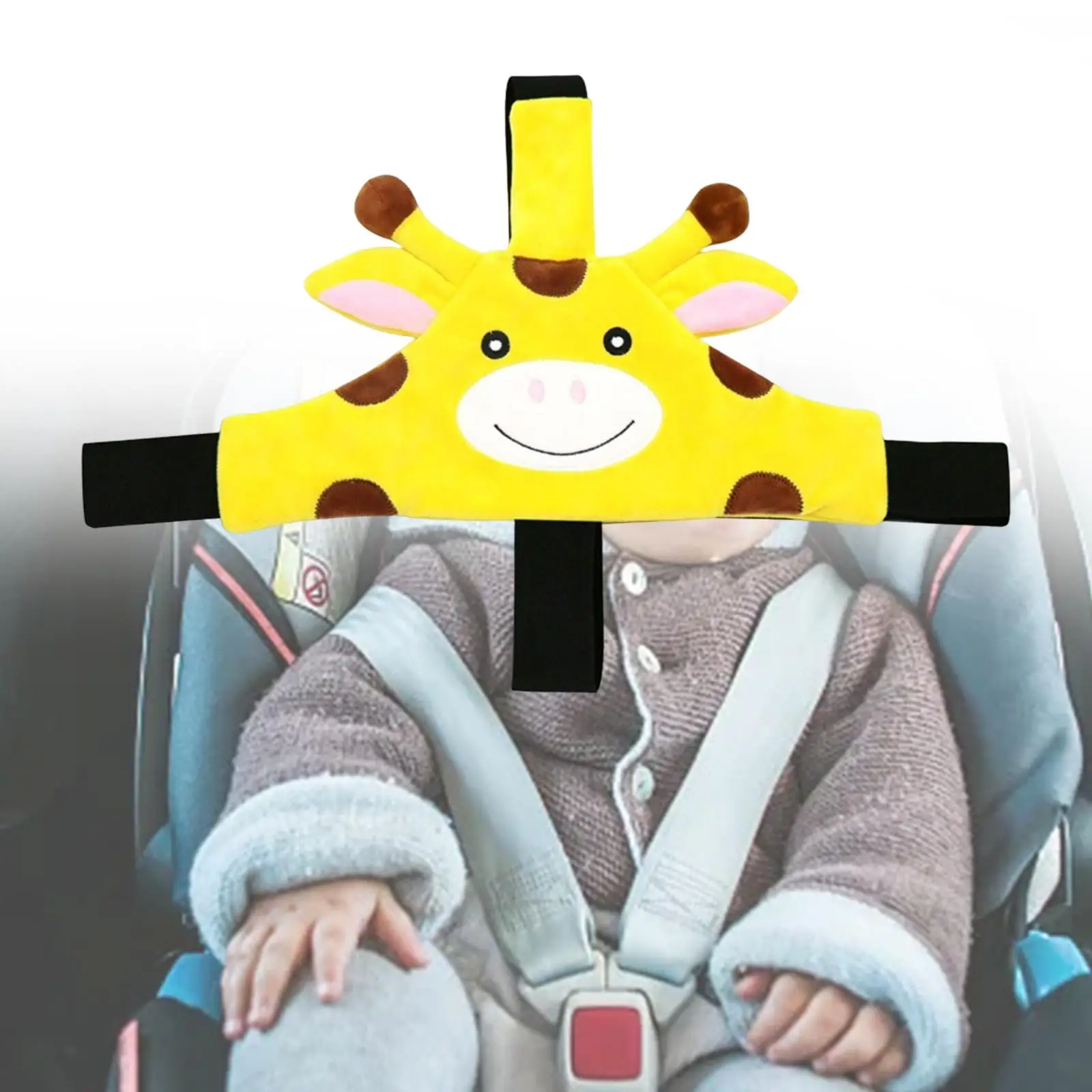 Car Seat Head Support Infant Baby Soft Slumber Sling Fit for Children
