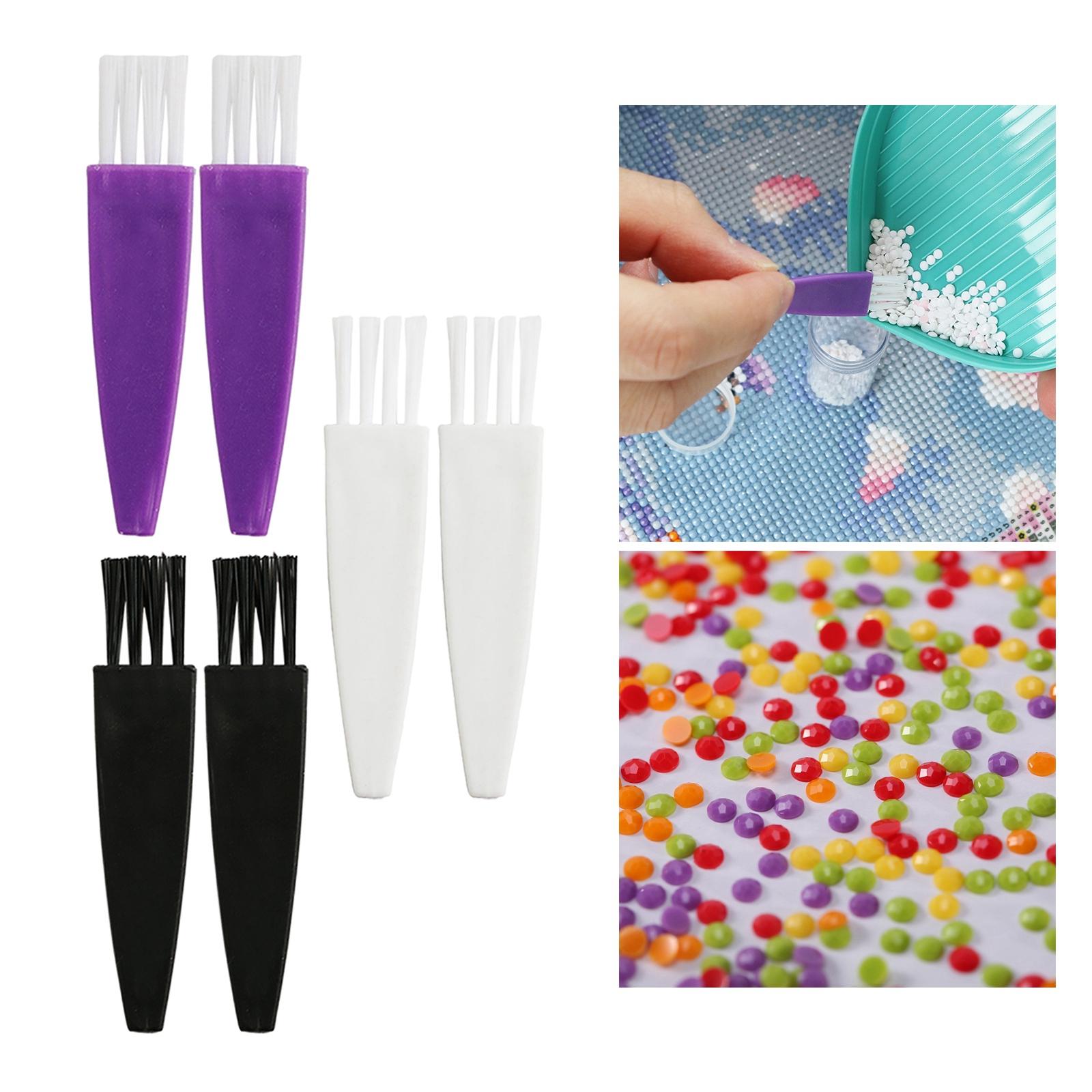Diamond Painting Point Drill Brush Durable ABS Diamond Painting Cleaning Brush for Home Cross Stitch Desk Cleaning Accessories