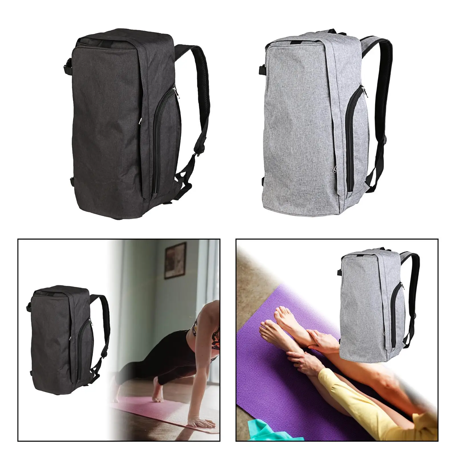 Yoga Mat Carrier Fashion Adjustable Shoulder Strap Large Capacity Thick Durable Yoga Mat Bag for Yoga Office Home Gym