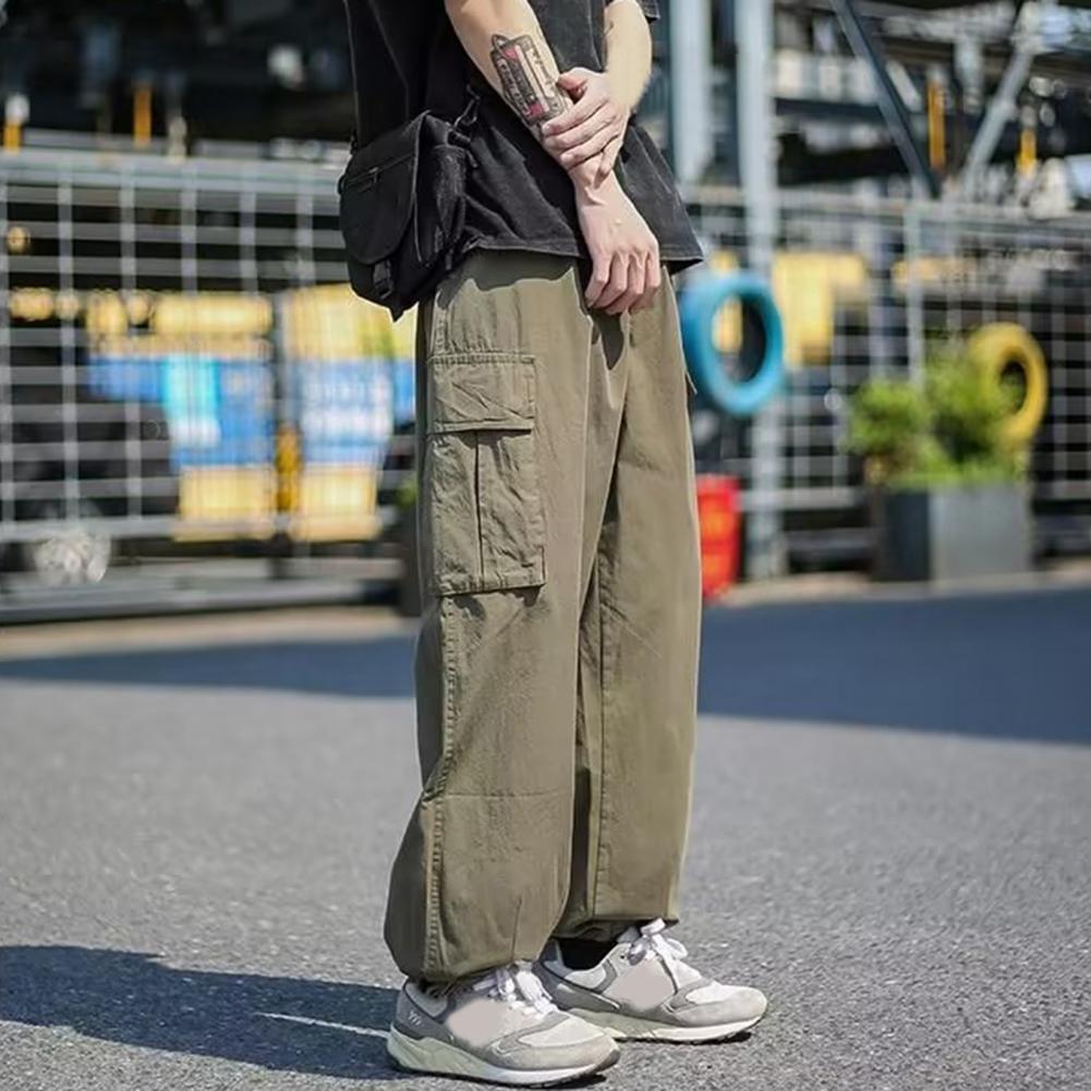 Pantaloni larghi uomo, pantaloni cargo