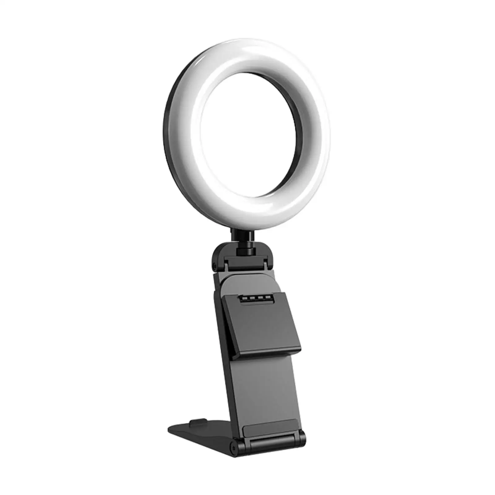 Video Conference Lighting Desktop Fill Light LED Selfie Light rings Light with Stand for Remote Working Distance Learning Makeup
