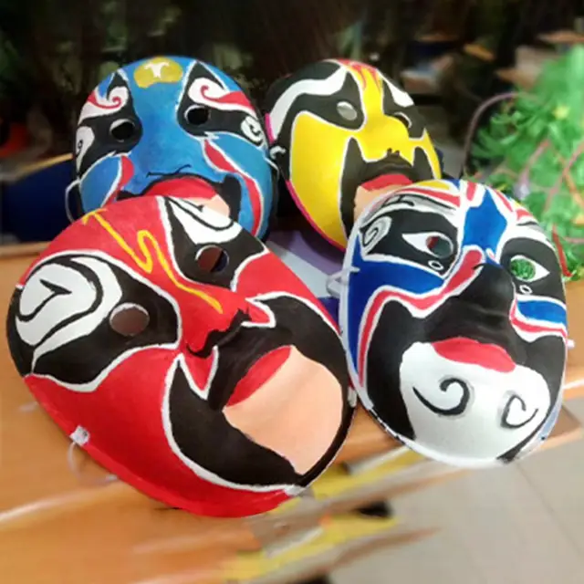 14 Pack Paper Mache Masks - 2 Sizes for Women Men Kids Create
