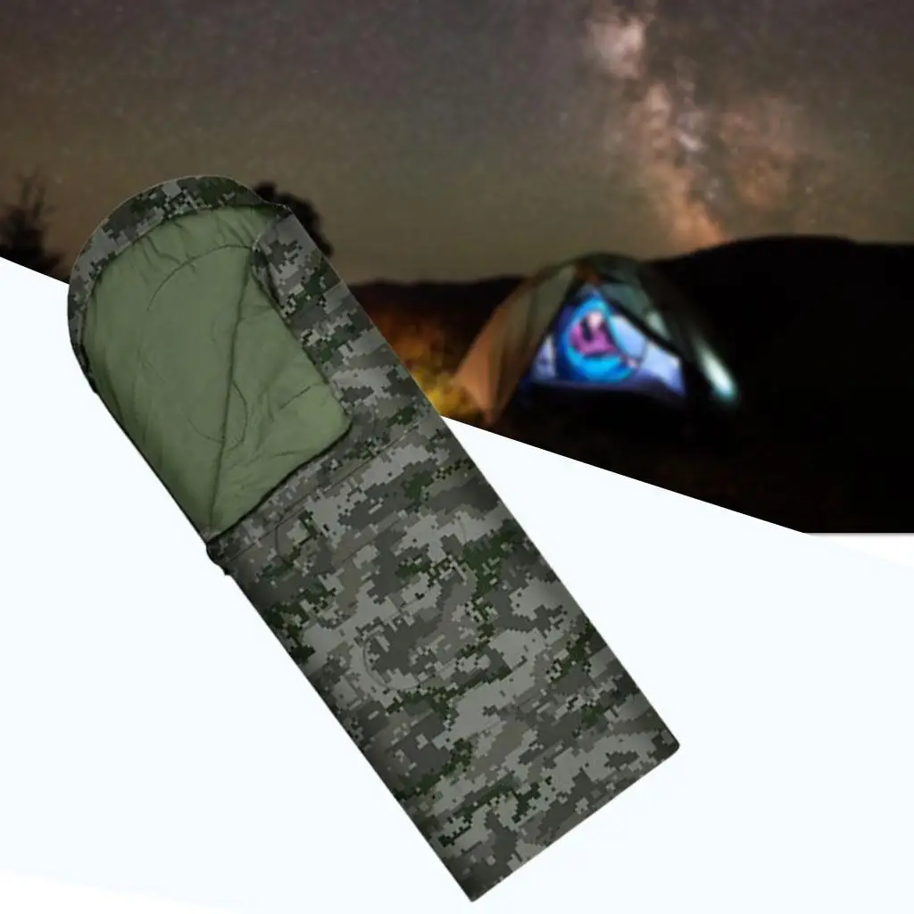 2 Season Single Envelope Sleeping Bag with Compression Bag for The