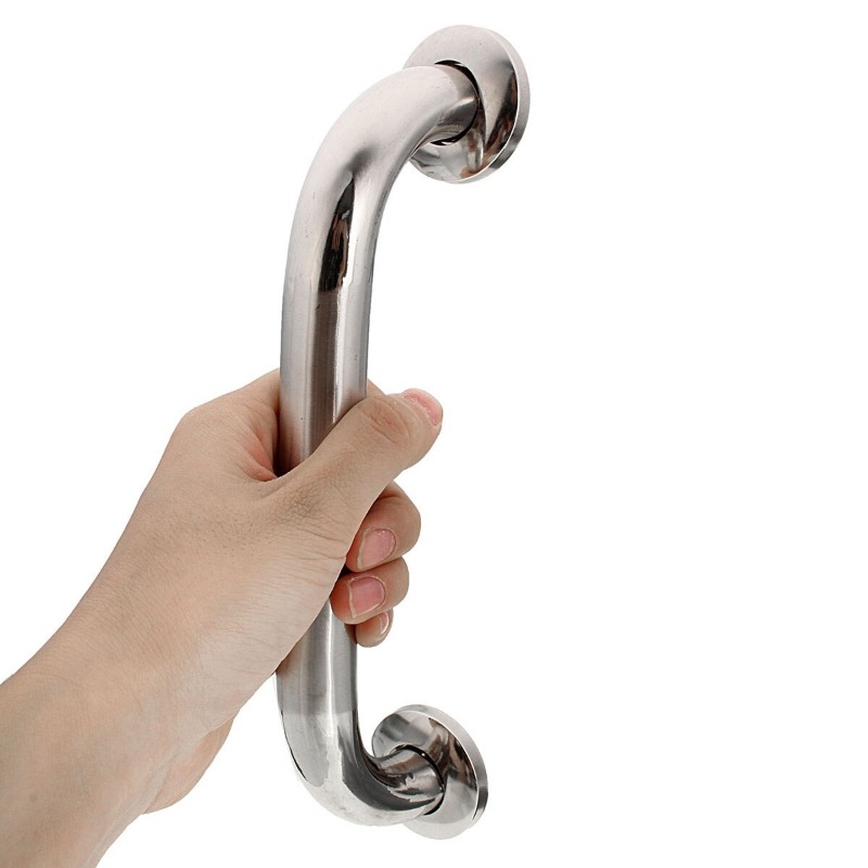Description Picture 6 of item2PCS Bathroom Shower Tub Grab Bars Hand Grip Stainless Steel Safety Toilet Support Rail Disability Aid Grab Bar Handle