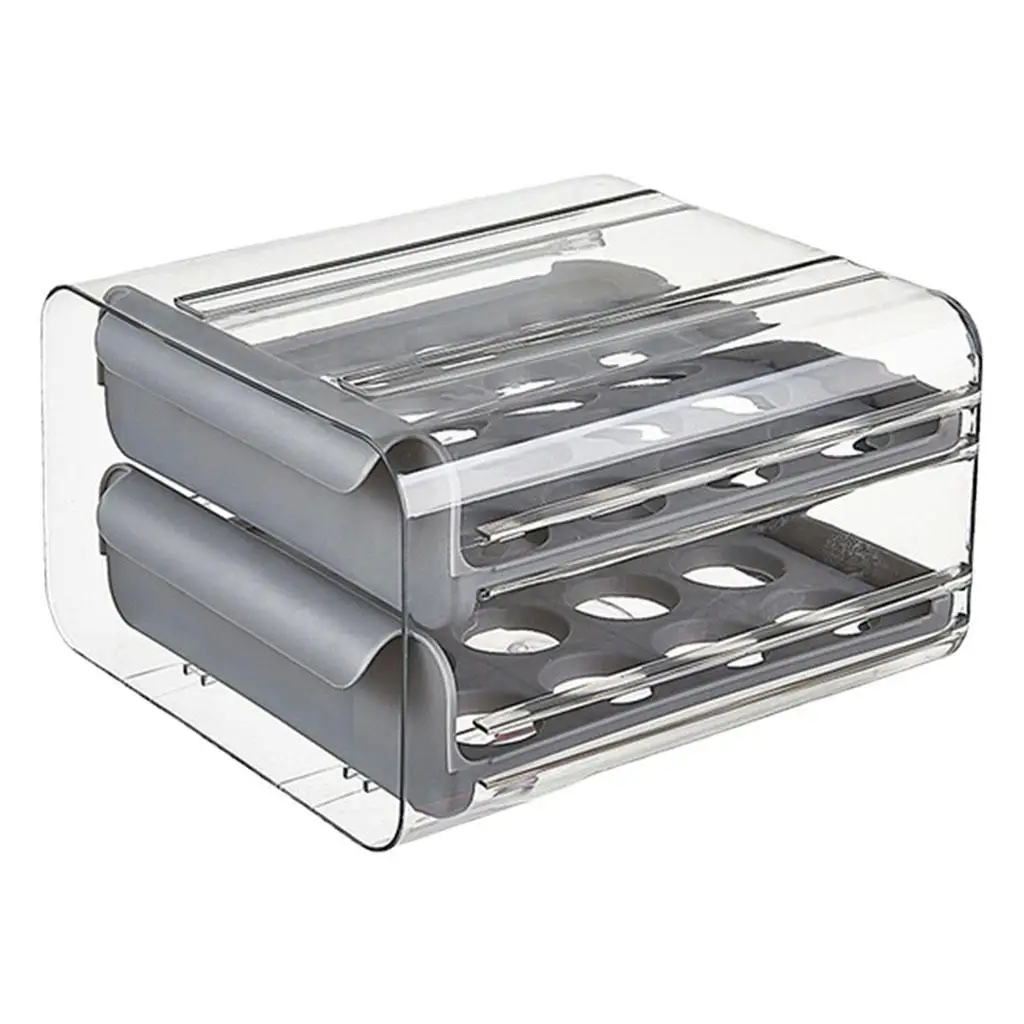 Double-Layer Drawer  Holder for  Fresh-Keeping Stackable