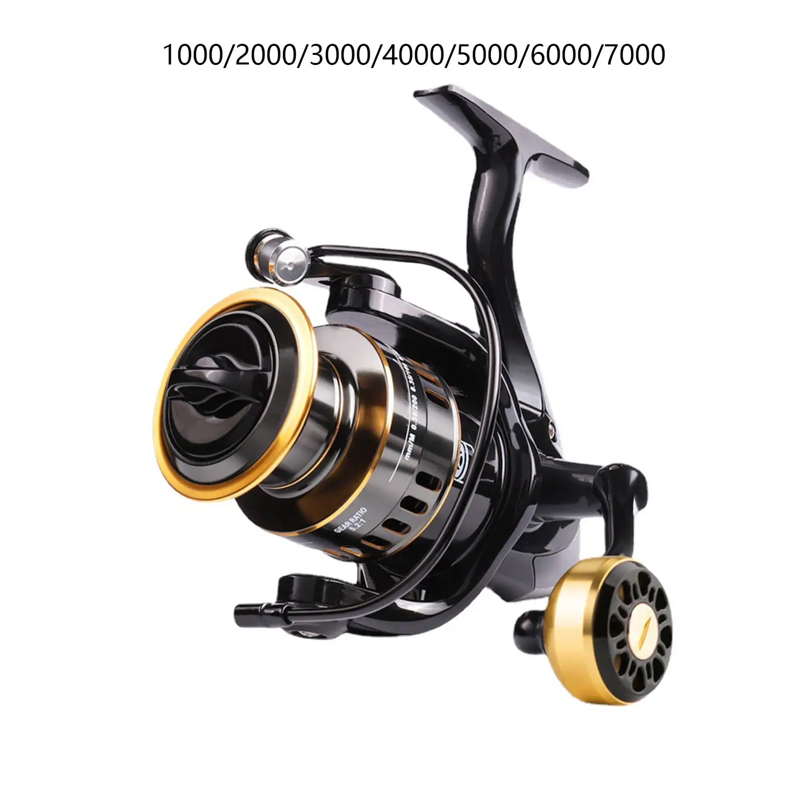 Fishing Reel Baitcasting Gear High Speed Smooth Left Right Interchangeable for Trout