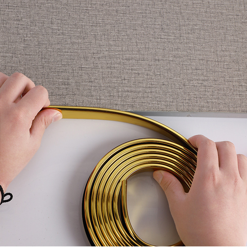 2023 New U-shaped Edge Banding Cabinet Desktop Edge Banding Decorative Strip PVC Wood Furniture Protector Cover Home Decoration