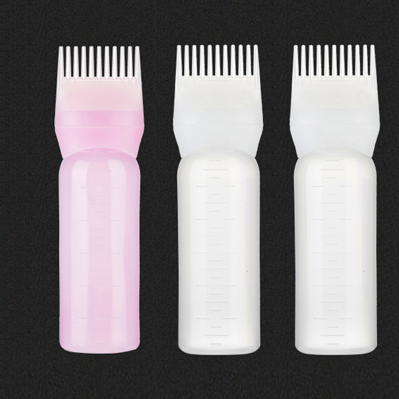 Description Picture 2 of item150ml Multicolor Plastic Hair Dye Refillable Bottle Applicator Comb Dispensing Salon Hair Coloring Hairdressing Styling Tool