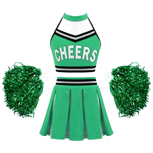 Cheerleading Costumes Children  Cheerleading Uniforms Dancewear - Kids  Girls Cosplay - Aliexpress