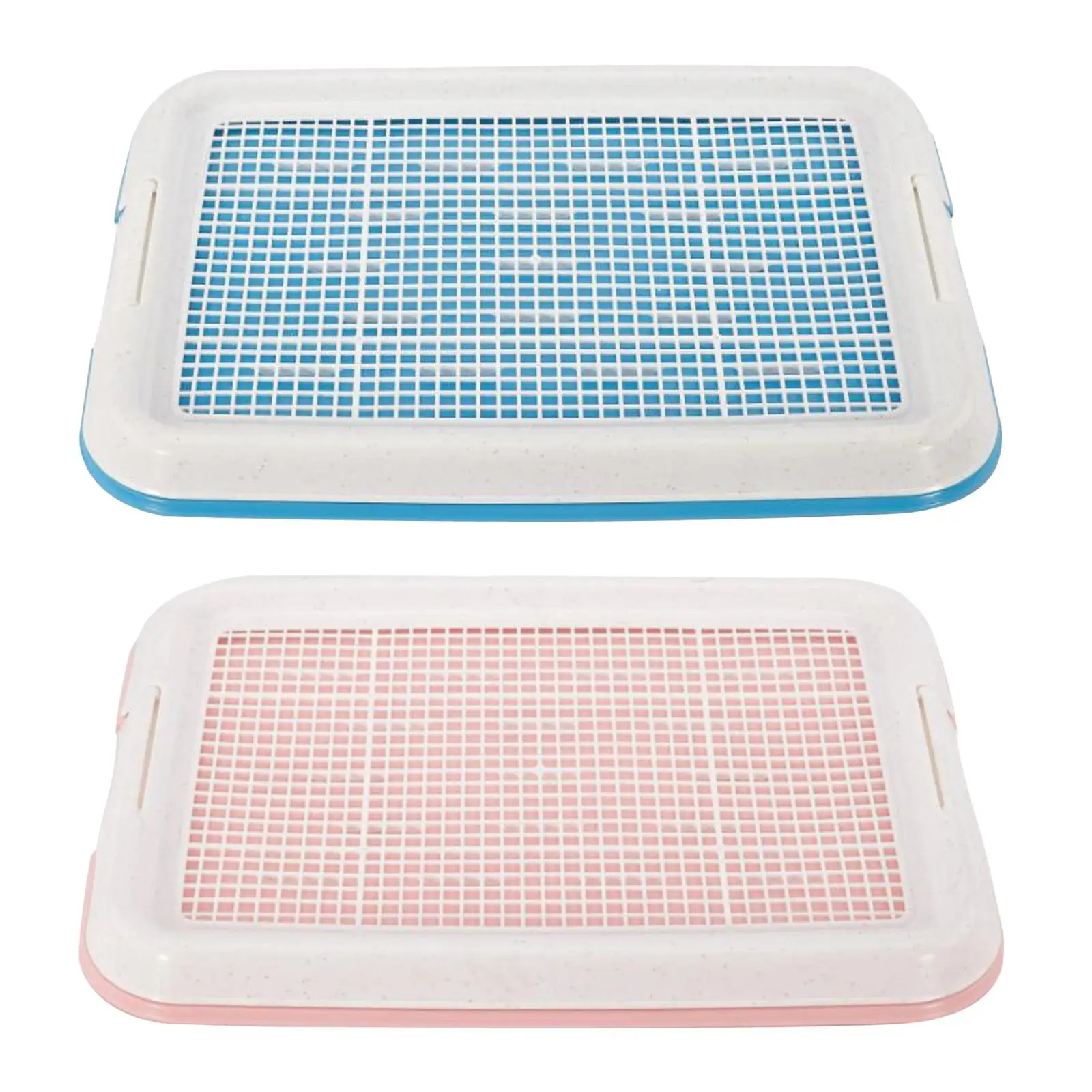 Dog Potty Toilet Training Tray Easy to Clean Removable Dog Potty Tray Mesh Training Tray Dog Litter Box for Small Size Dogs