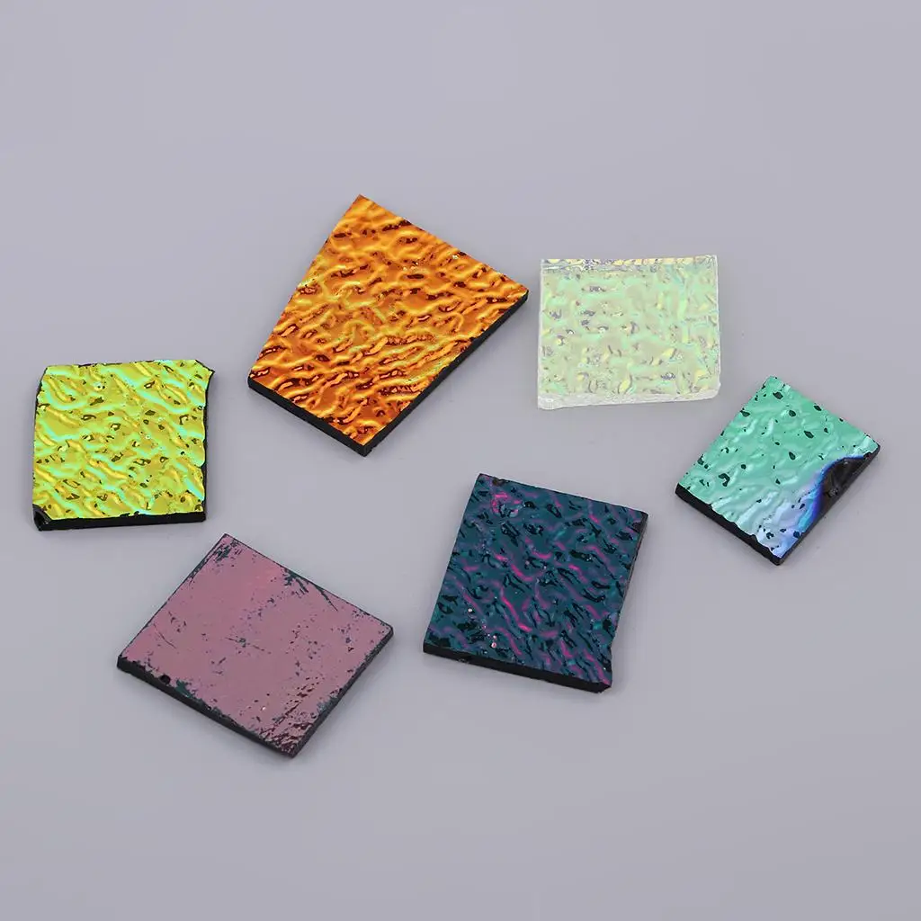 28g Fusible Glass Dichroic Glass Scraps coe90 for DIY Jewelry Making