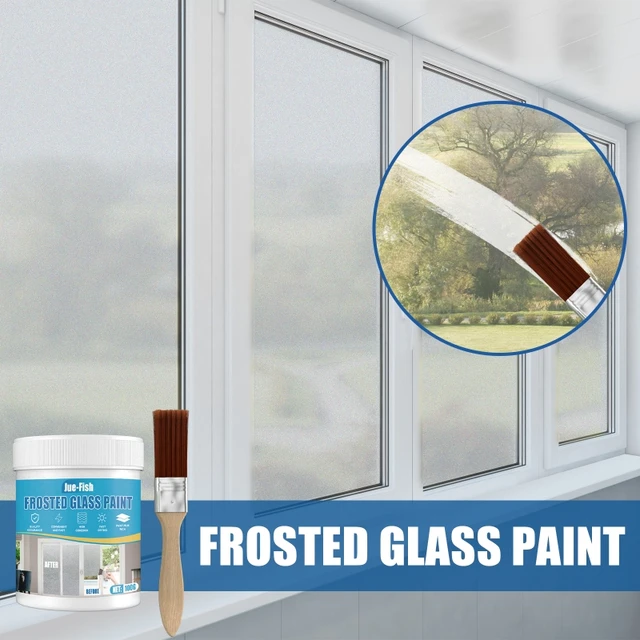 High Performance Frosted Glass Paint Brush Door & Window Shading