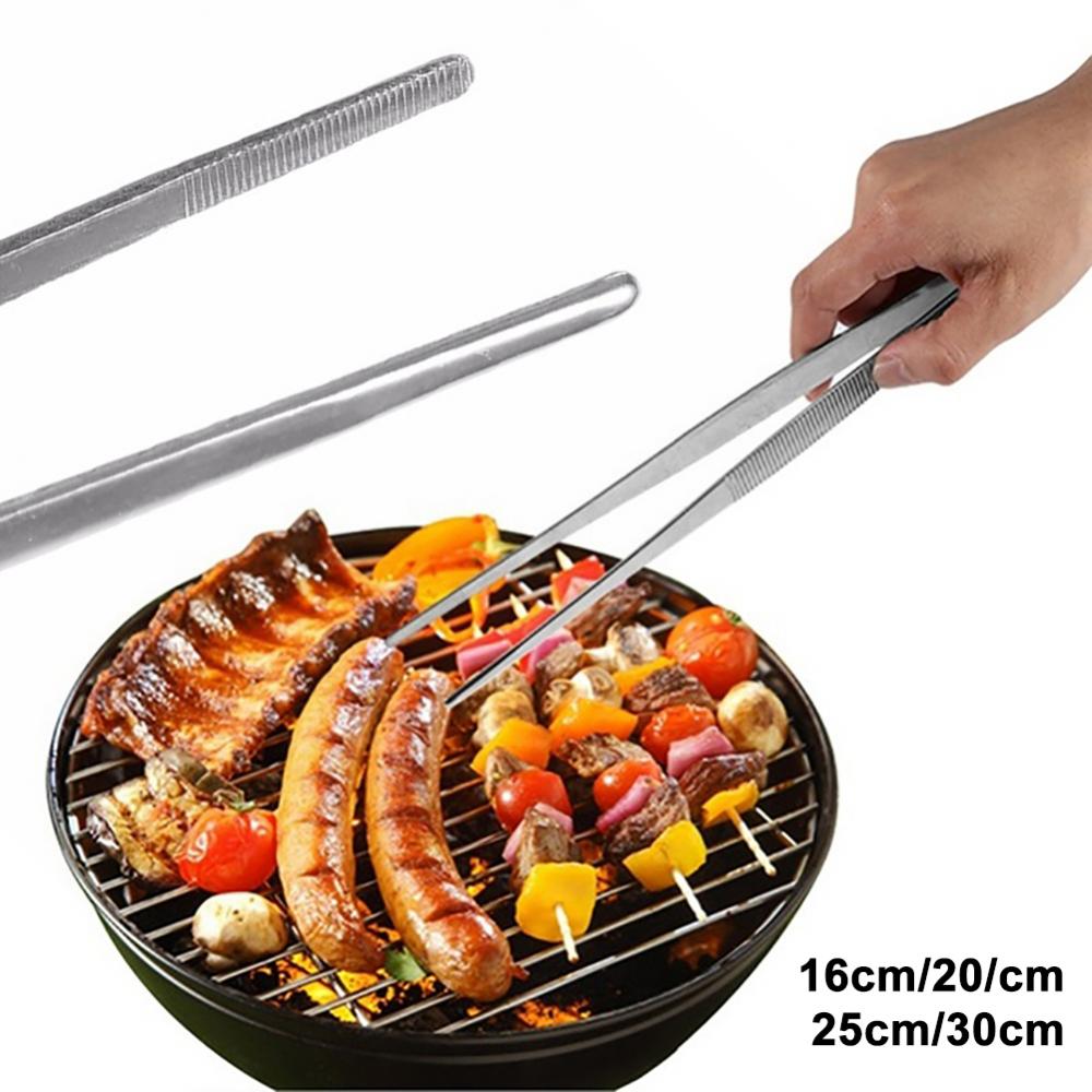 Description Picture 4 of item16/20/25/30cm Food Tongs Toothed Tweezers Stainless Steel Long Barbecue BBQ Tool Food Tong Serving Tong Kitchen Tools