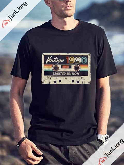 Tシャツ・カットソー 1993studio Vintage Cassette Tape T-Shirt_Vintage Blue via_wa_cassette_tee_hthrblu.