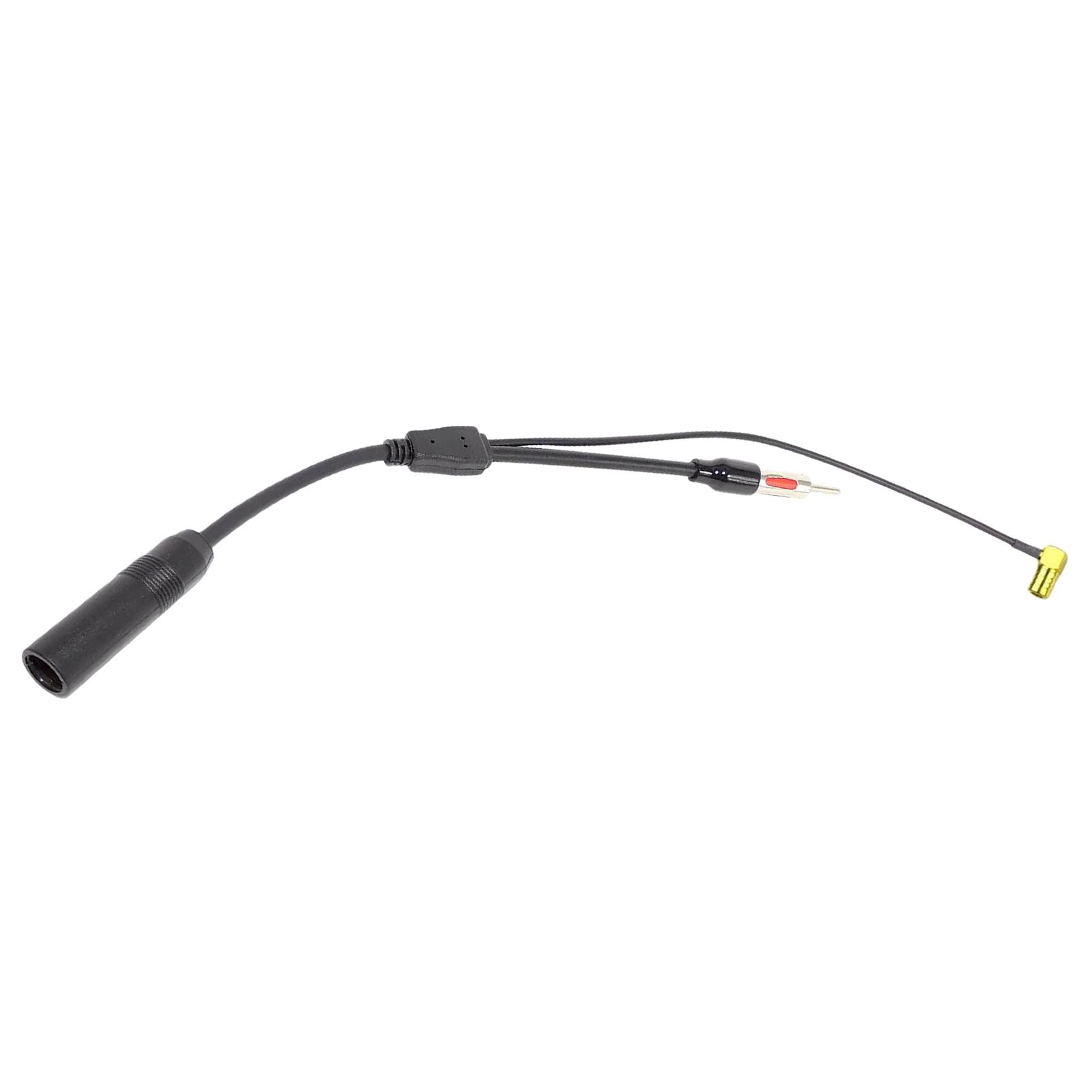 Antenna Splitter Adapter Car Radio Portable Plastic Car Supplies Durable Stereo Cable for JVC Kenwood for Pioneer for Sony