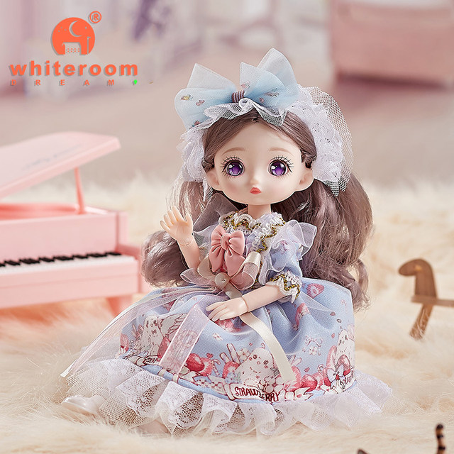 Bonecas Kawaii Face Anime para Meninas, vestido de princesa, brinquedo de  vestir DIY, brinquedos infantis, roupas fofas, presente de aniversário,  20cm, 1/8 Bjd, 23cm - AliExpress